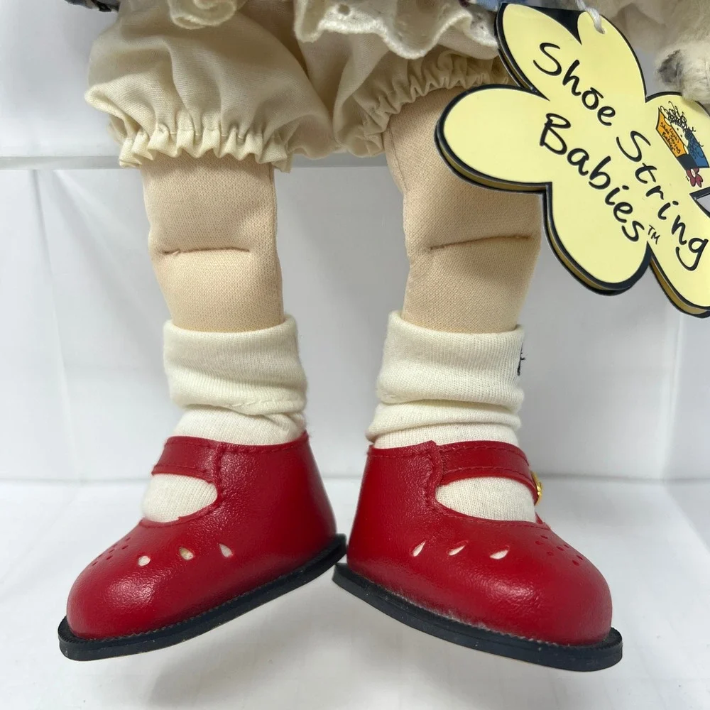 Shoe String Babies Mollie Plush Doll‎ w/ Puppy Play Toy Kids Ladie and friends